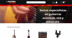 Desktop Screenshot of lafactoriasonora.com