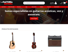 Tablet Screenshot of lafactoriasonora.com